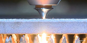 laser cutting thick steel