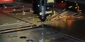 laser cutting sheet metal link
