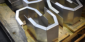 Sheet metal cowlings bend and fold